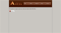 Desktop Screenshot of acza.cl